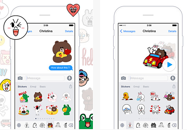 FB Messenger、WhatsApp和WeChat裡也能使LINE貼圖 | iOS 9教學, LINE Keyboard, LINE免費貼圖, LINE教學, LINE貼圖 | iPhone News 愛瘋了
