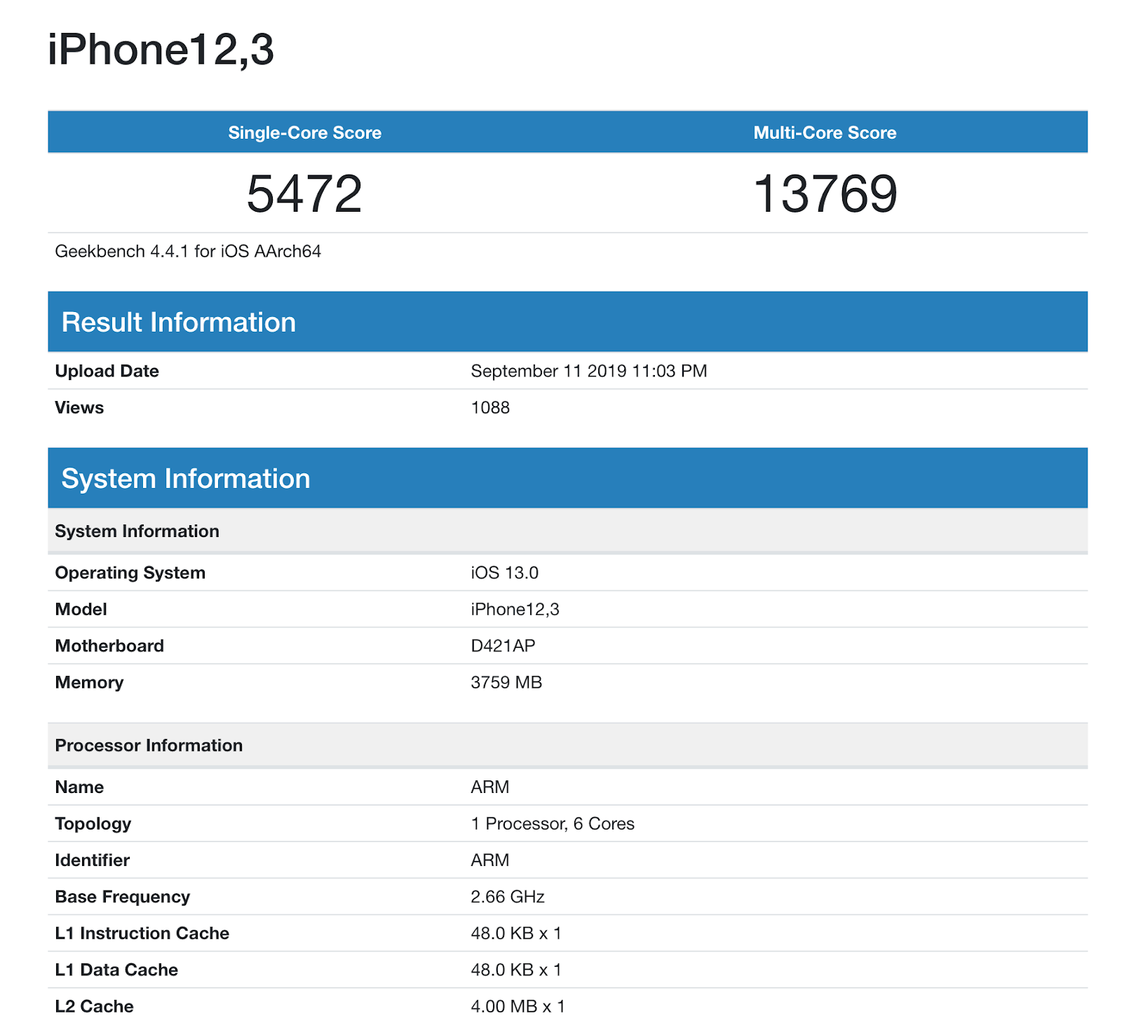 蘋果 A13 性能一騎絕塵！iPhone 11 Pro 沒有對手 | Apple News, GeekBench 4, iPhone 11 Pro, iPhone 11 Pro Max | iPhone News 愛瘋了