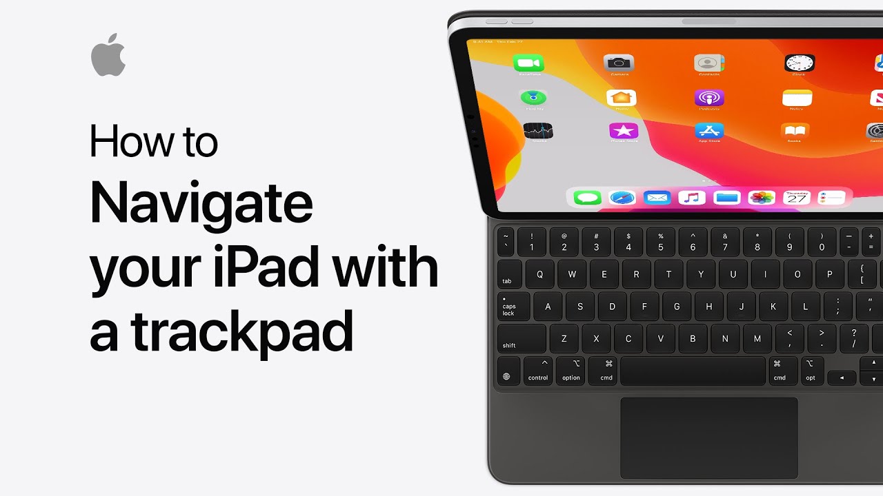 How to navigate your iPad with a trackpad