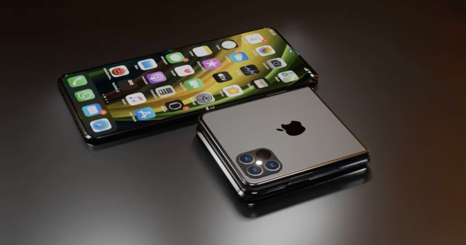 iPhone 12 Flip 可摺式玻璃螢幕概念影片+光學雷達 | Apple CF, Galaxy Z Flip, iPhone 12 Flip, 蘋果概念設計 | iPhone News 愛瘋了