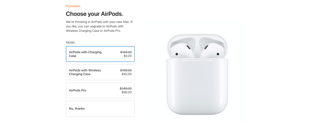 2020 蘋果返校促銷：購買 Mac 和 iPad 免費獲得 AirPods
