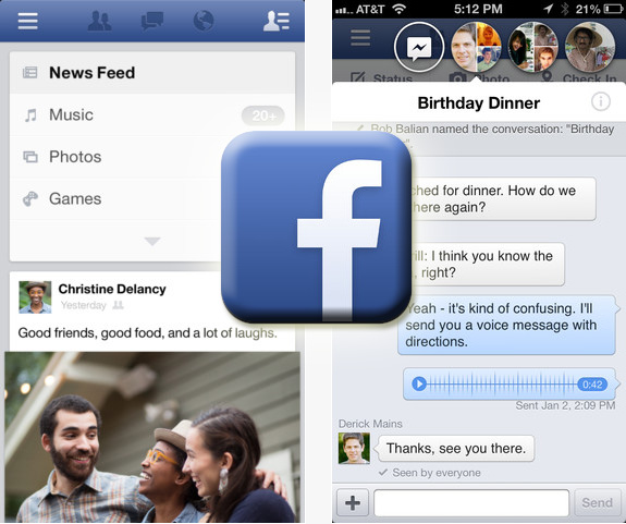 FB 5.0 版，速度更快更容易使用 | Facebook, iPhone達人, 網路通訊 | iPhone News 愛瘋了