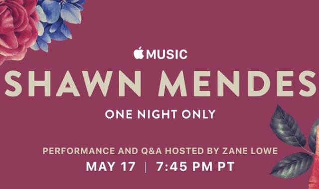Apple Music 將舉行 Shawn Mendes 免費音樂會 | Apple Music, Apple News, One Night Only, SHAWN MENDES | iPhone News 愛瘋了