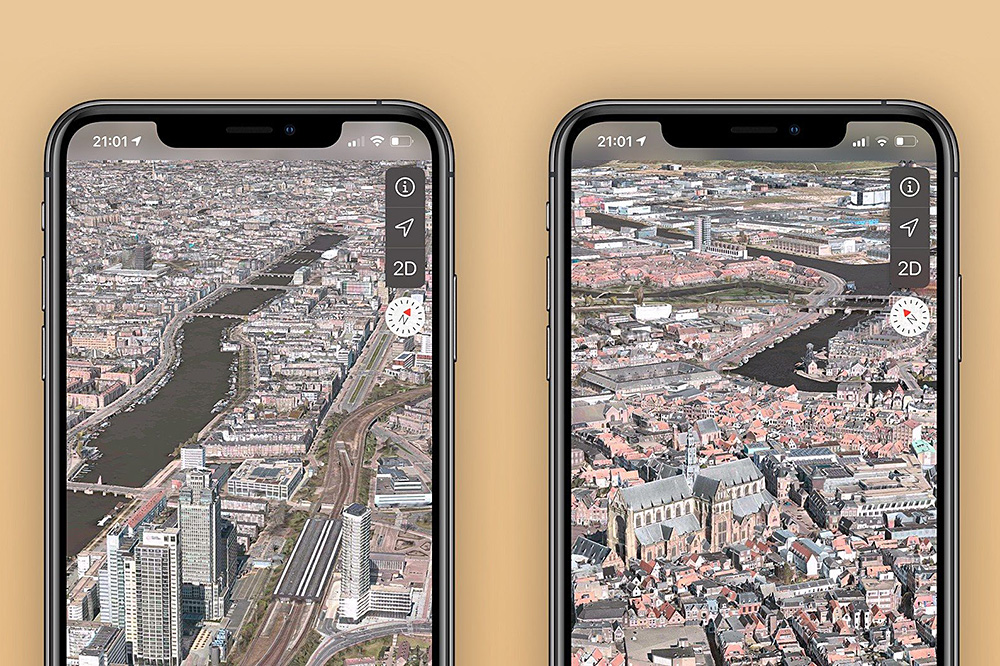 Apple Maps 在荷蘭擴展 3D 地圖；葡萄牙公共交通資訊