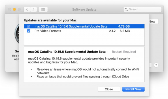 蘋果發布 macOS 10.15.6 補充更新！修復 iCloud Drive 和 Wi-Fi 問題