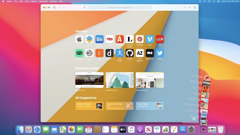 Mac 版 Safari 14 開放更新！macOS Big Sur 隨後就來