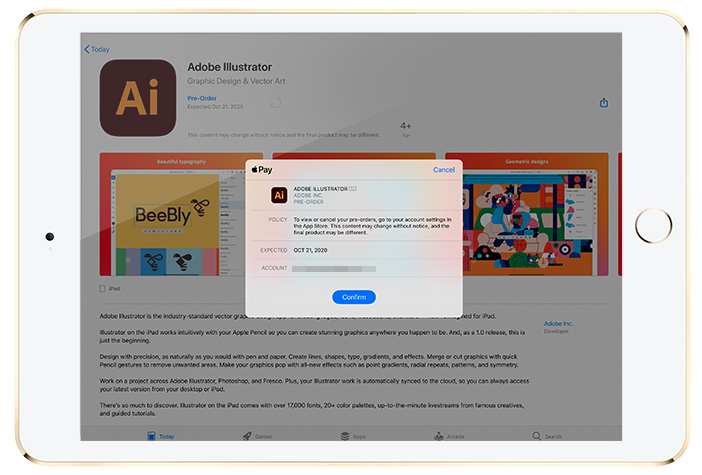 Adobe Illustrator for iPad 於 10/21 提供免費下載