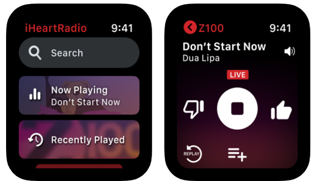 免手機！iHeartRadio 電台推出獨立 Apple Watch App
