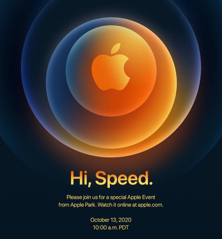 蘋果宣布 10/13 舉行 iPhone 12 發表會！Hi, Speed.