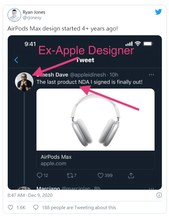 蘋果前工程師透露：AirPods Max 開發整整花了 4 年時間