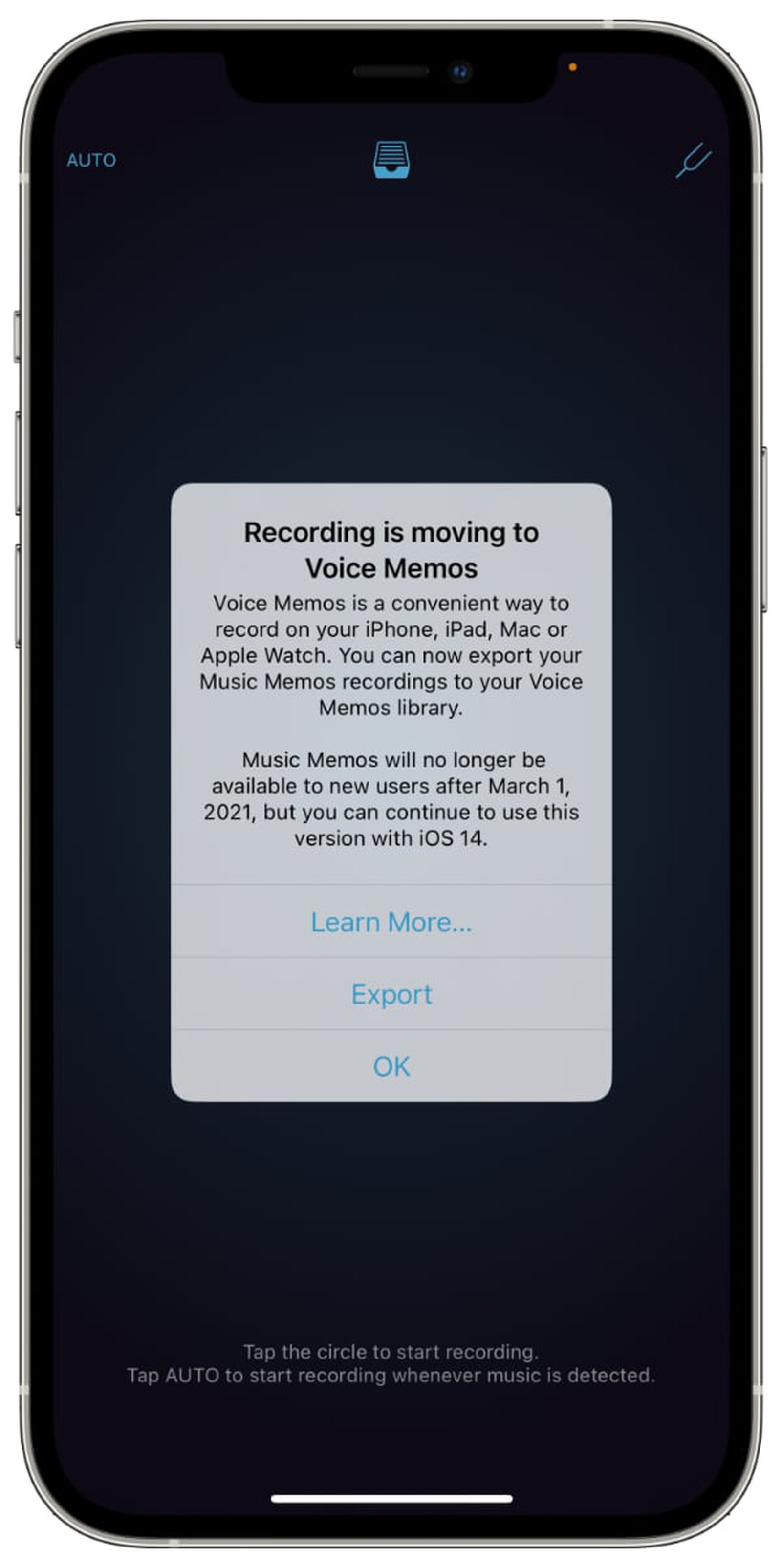 蘋果官方「音樂備忘錄」App 即將下架！想收藏手腳要快