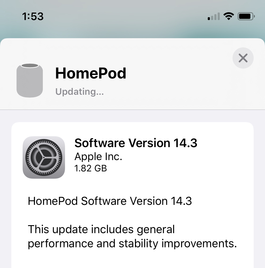 HomePod 14.3 開放更新！提供性能和穩定性改進