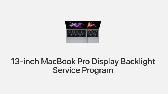 蘋果將「13 吋 MacBook Pro 顯示器背光維修方案」延長至 5 年