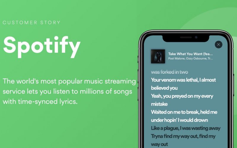 Spotify在美國測試即時歌詞功能！仿效Apple Music
