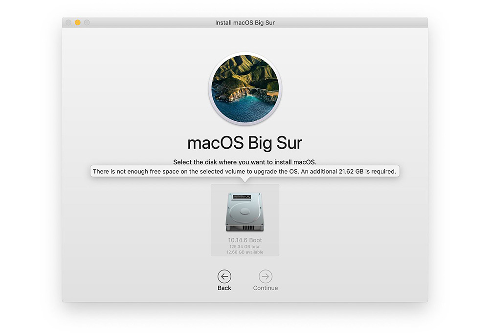 macOS Big Sur 11.2.1修訂版開放更新！可檢查空間是否足夠安裝