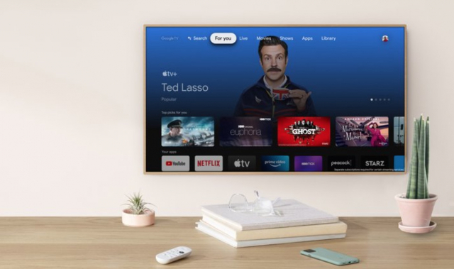 用 Chromecast 電視棒和 Google TV 也能看 Apple TV