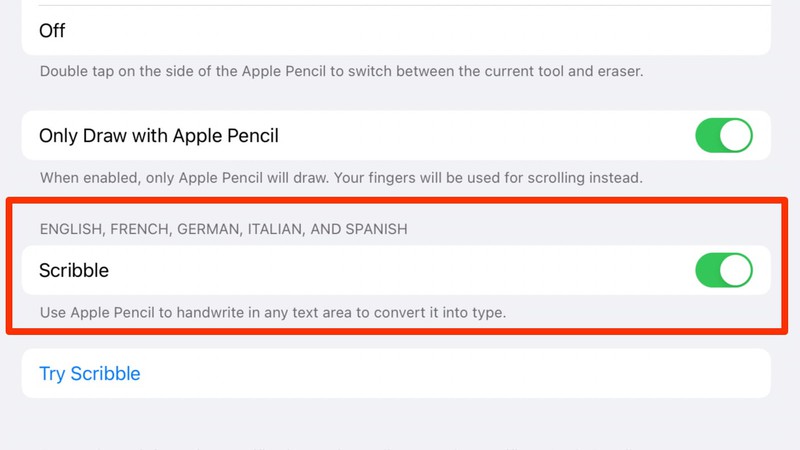 iPad「隨手寫」增加德語、法語、西班牙語、義語和葡萄牙語支援