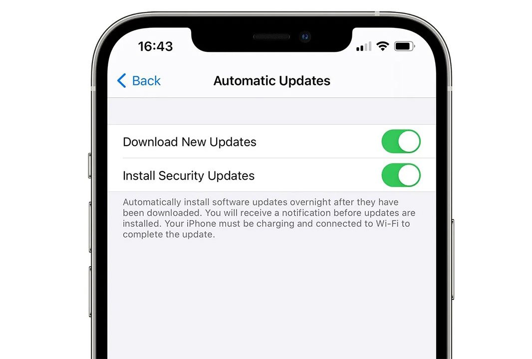 蘋果讓你「安裝安全性更新」而不用更新手機 iOS 系統