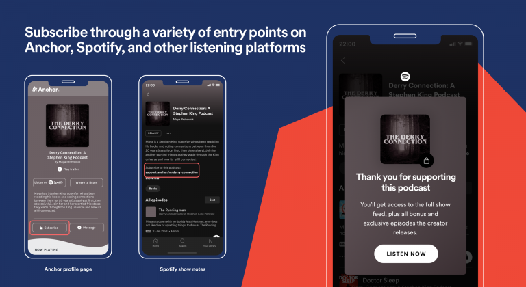 Spotify 也推出 Podcast 付費訂閱平台！與蘋果播客打對台