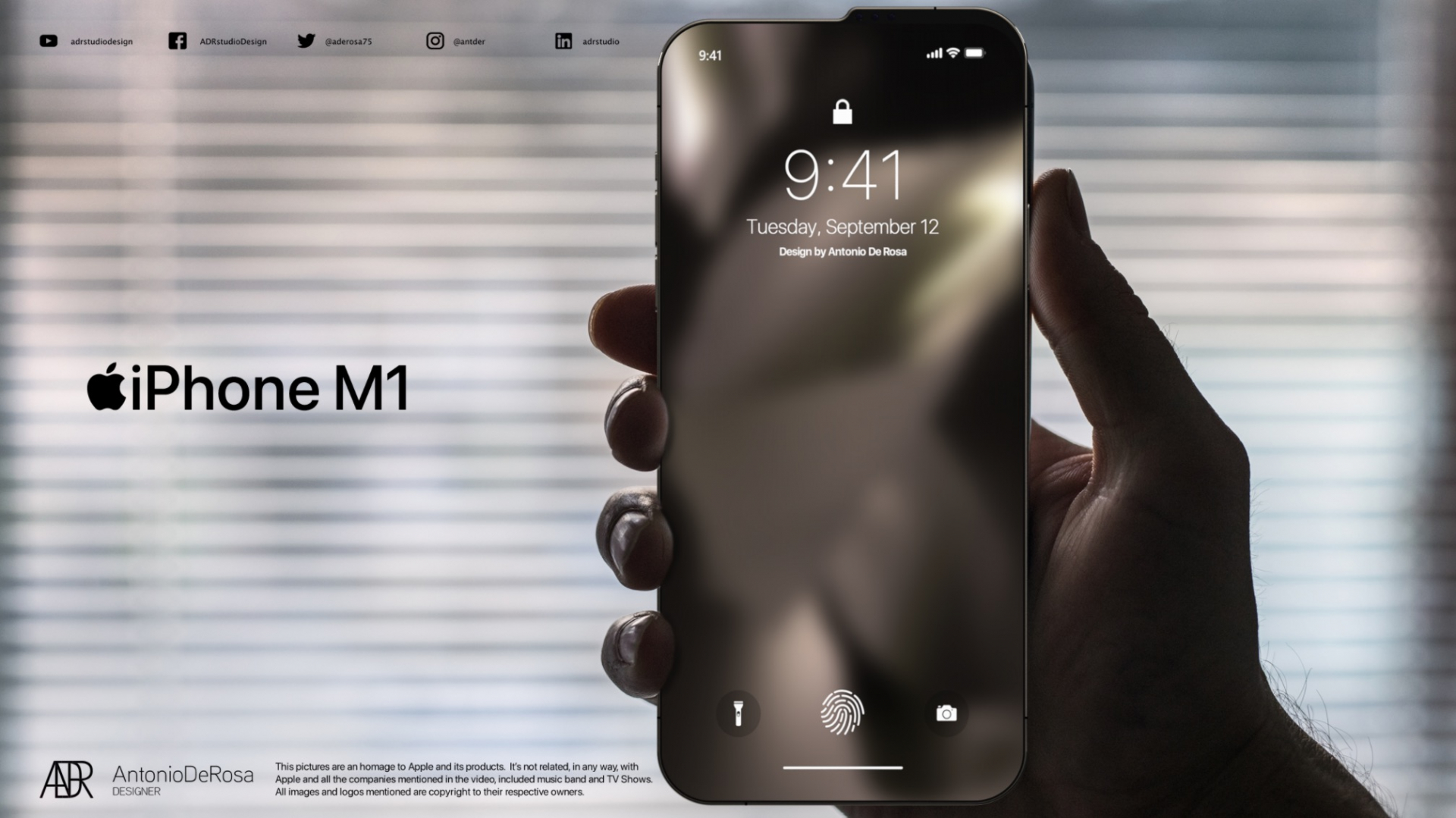 M1 iPhone 13 概念設計欣賞！竟這樣幹掉瀏海 (有影片)