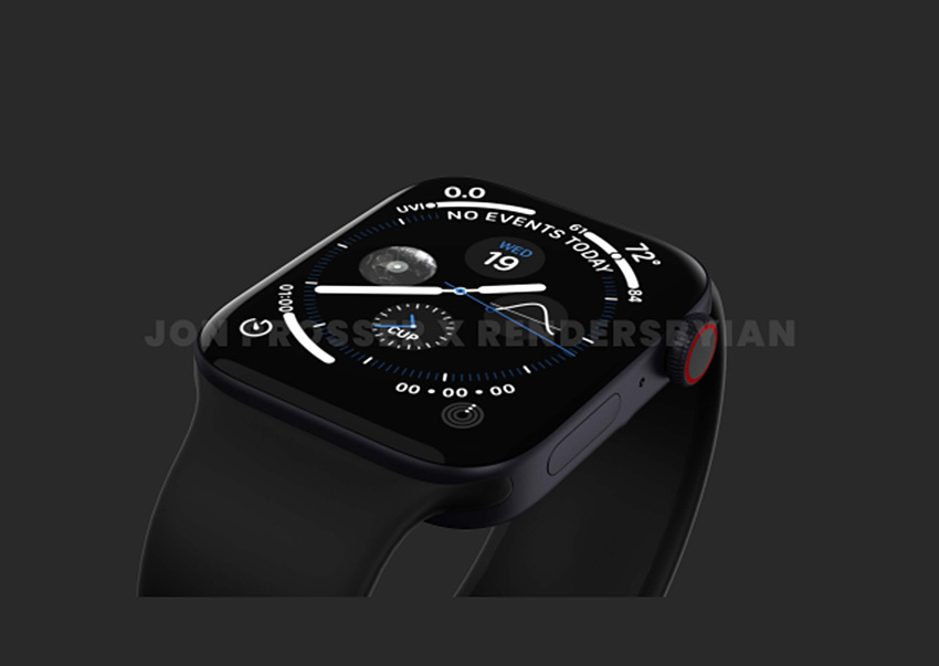 Apple Watch Series 7 概念渲染圖欣賞！推出六年終於改設計