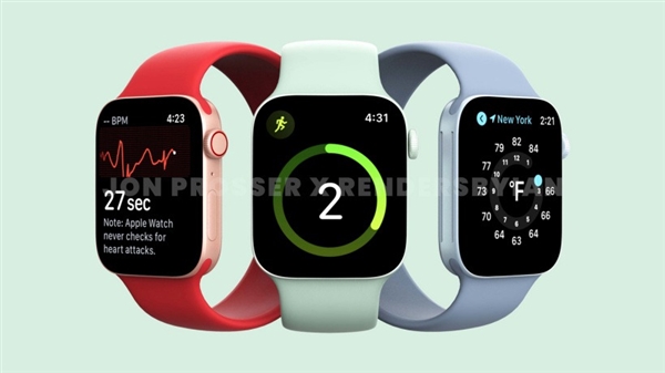 Apple Watch Series 7 概念渲染圖欣賞！推出六年終於改設計 | Apple Watch, Apple Watch Series 7, Jon Prosser | iPhone News 愛瘋了
