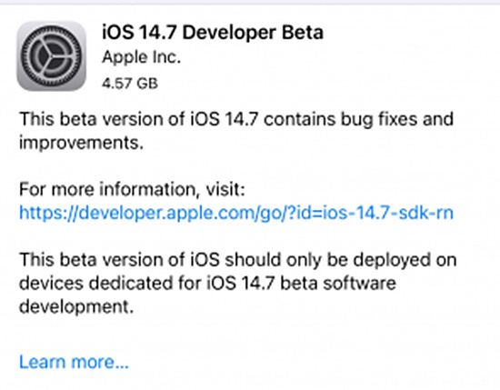 在 iOS 15 正式發布前！除了 iOS 14.6 外還有 iOS 14.7