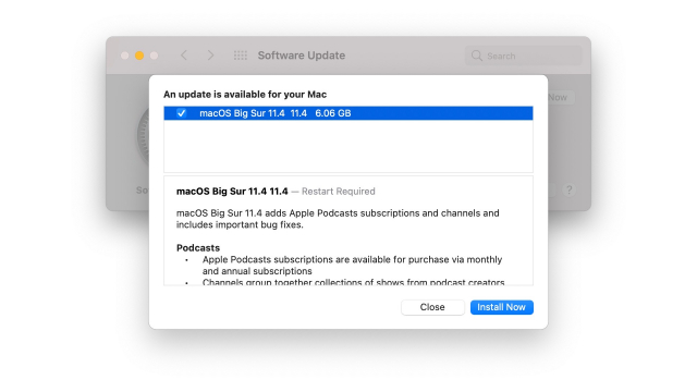 macOS Big Sur 11.4 開放更新！支援播客訂閱和無損音質
