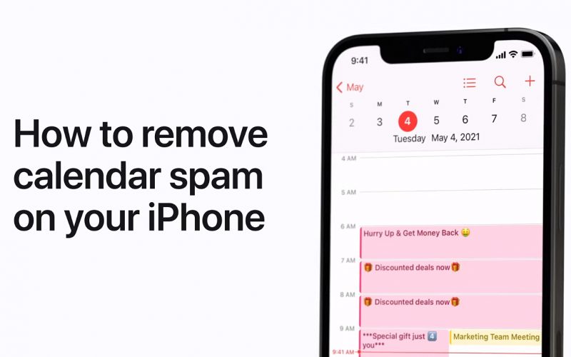 如何刪除 iPhone 行事曆上的垃圾郵件通知 (教學影片)