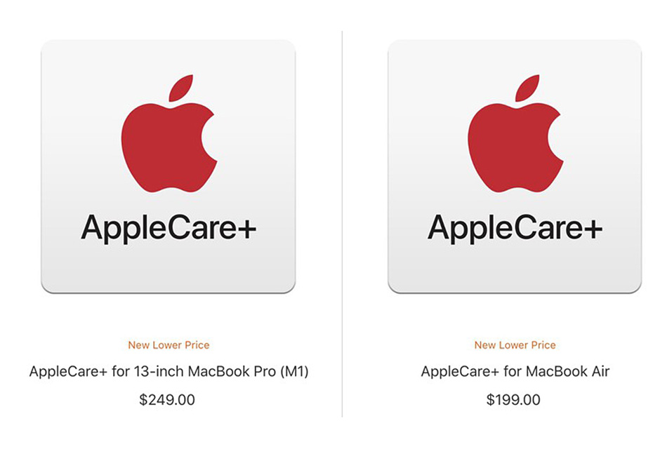 蘋果降低 M1 MacBook 的 AppleCare+ 保固價格，Intel 沒份