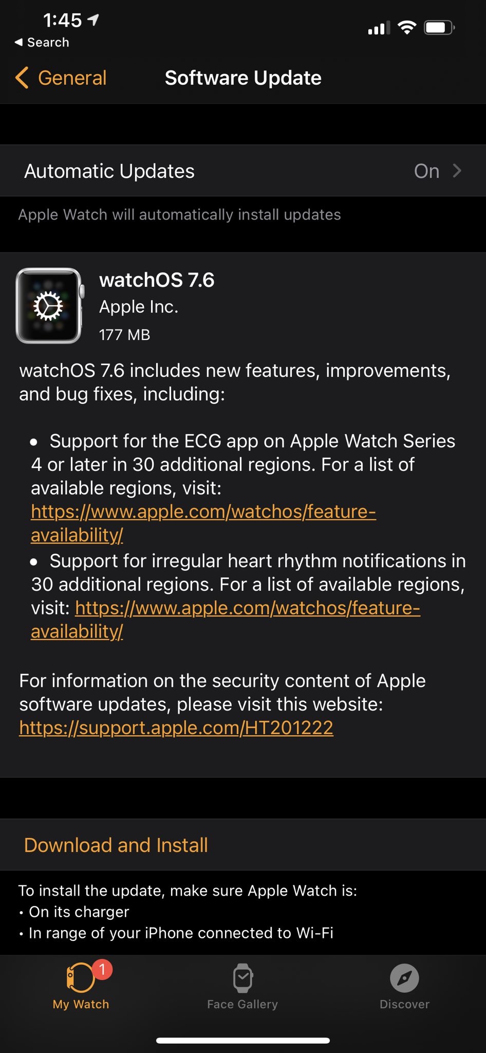 watchOS 7.6 開放更新！30 國帶來心電圖和心律不整通知