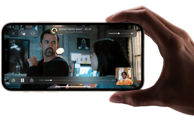 iOS 15 正式版發佈時，FaceTime「同播共享」功能將無法使用