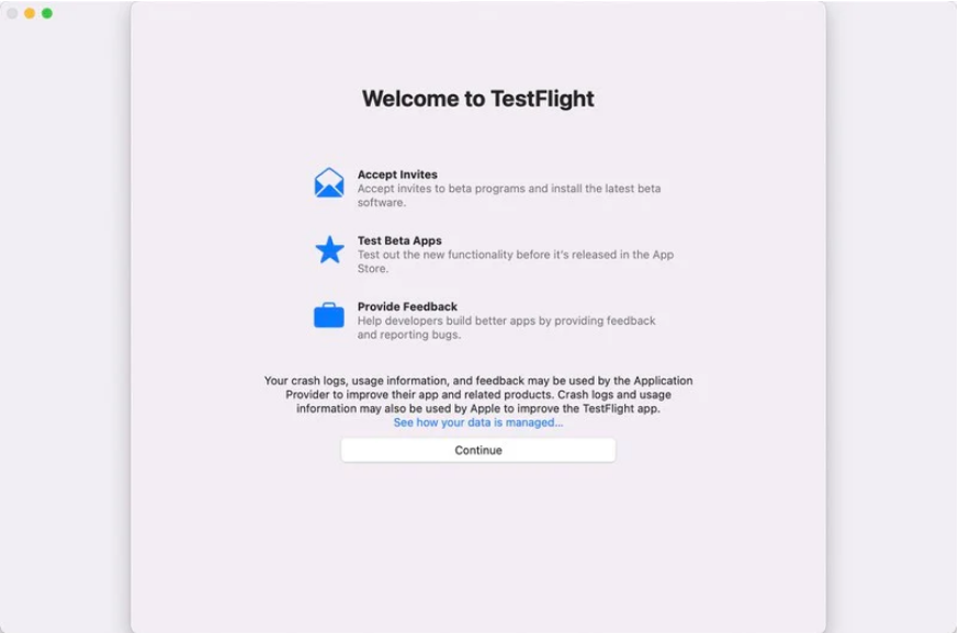 TestFlight for Mac測試版現已向開發者開放