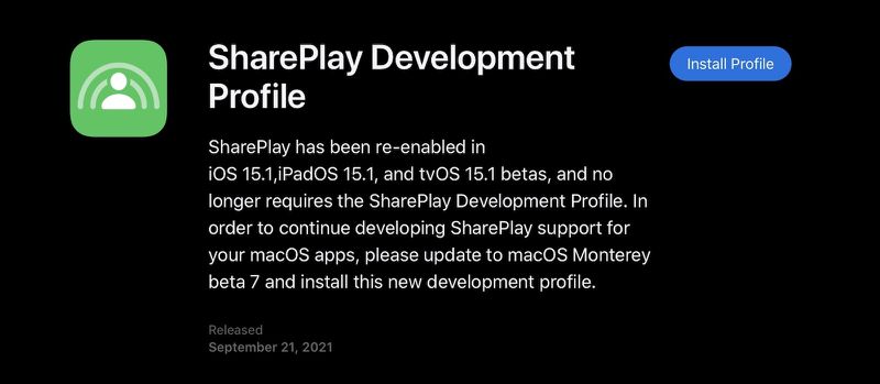 FaceTime「同播共享」功能將於 iOS 15.1 推出