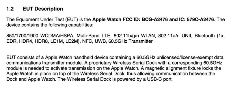 Apple Watch S7 支援秘密的 60.5GHz 無線數據傳輸