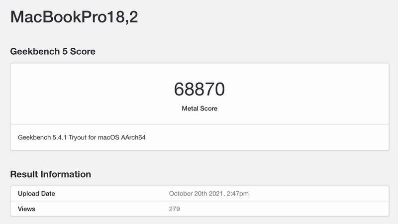 Metal 測試顯示：蘋果 M1 Max GPU 至少比 M1 快 3 倍