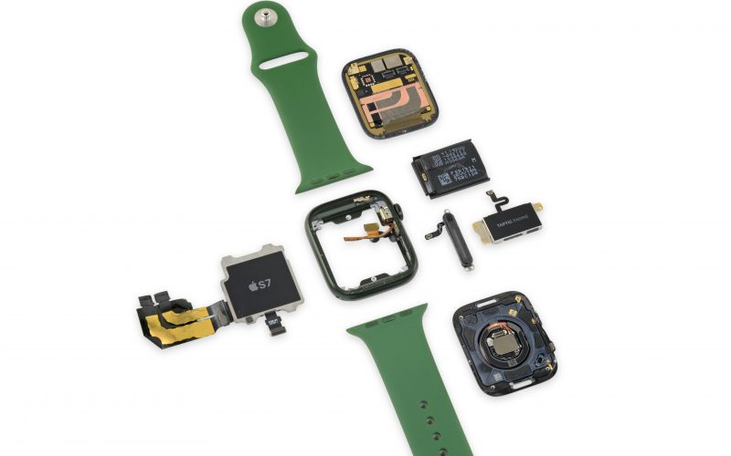Apple Watch Series 7 拆解影片欣賞！螢幕和電池升級