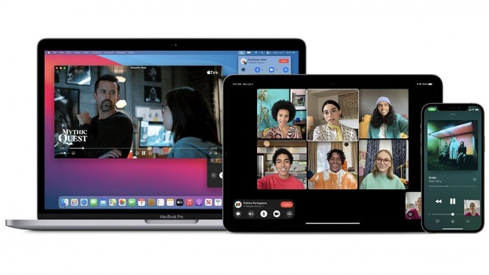 macOS Monterey 12.1 加入同播共享，FaceTime共享螢幕畫面