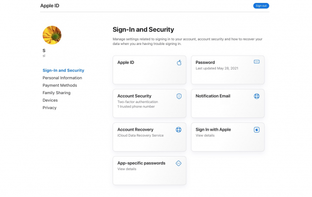 蘋果 Apple ID 網站迎來全新設計，界面更簡潔實用