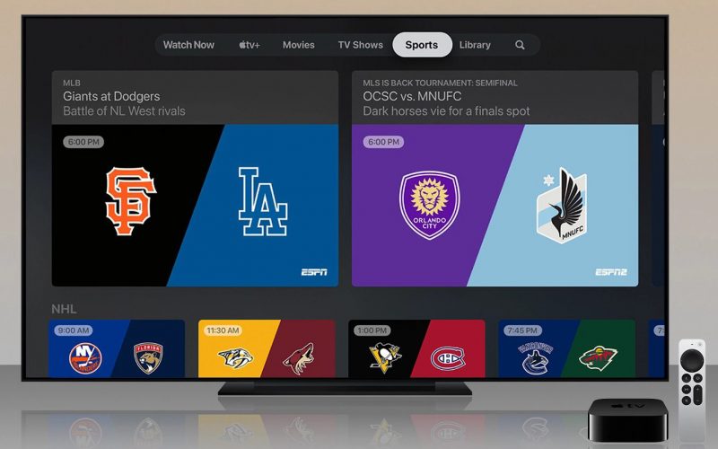 蘋果開發新的 SportsKit 框架，為 Apple TV 投資體育內容
