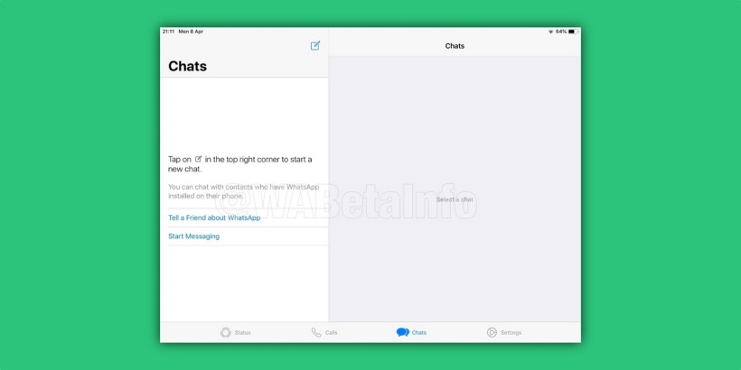 WhatsApp透過Mac Catalyst，iPadOS和macOS版即將發布