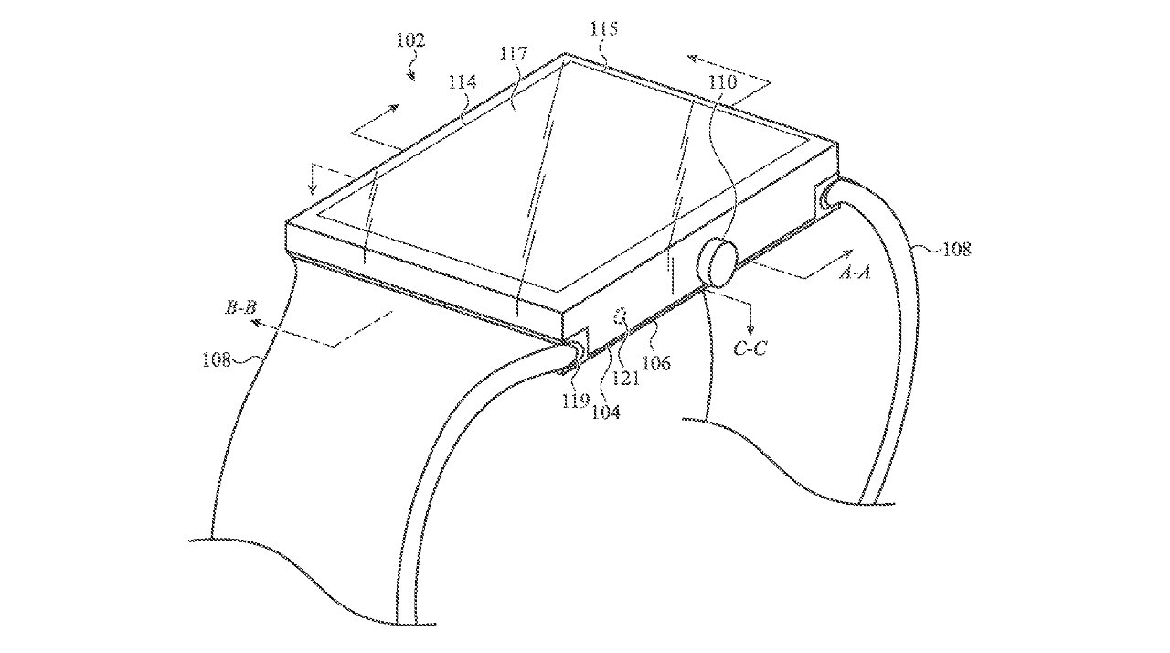 蘋果專利申請中披露了 Apple Watch 的平邊設計