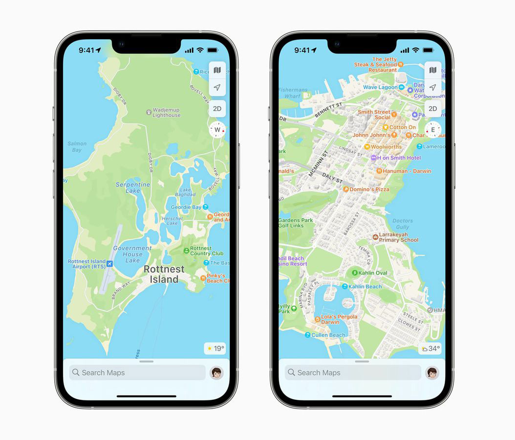 蘋果在澳大利亞推出全新的地圖：更好導航、3D地標