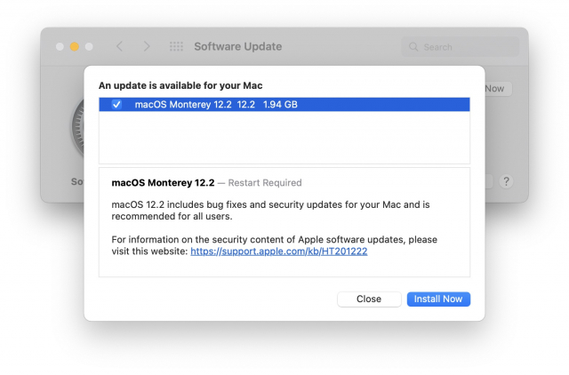 macOS 12.2 更新！修復了 Safari 和 iCloud 等 13 個安全漏洞