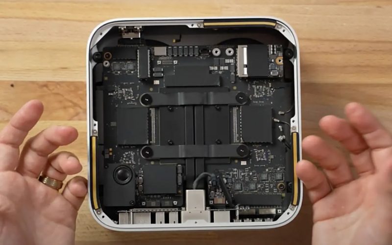 Mac Studio 拆解影片欣賞！SSD 可升級 M1 Ultra 晶片巨大