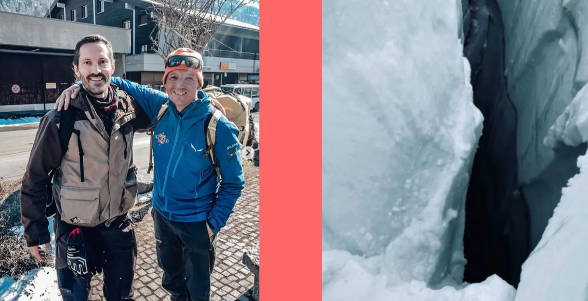 滑雪板運動員在阿爾卑斯山墜入裂縫後，iPhone挽救了他的生命