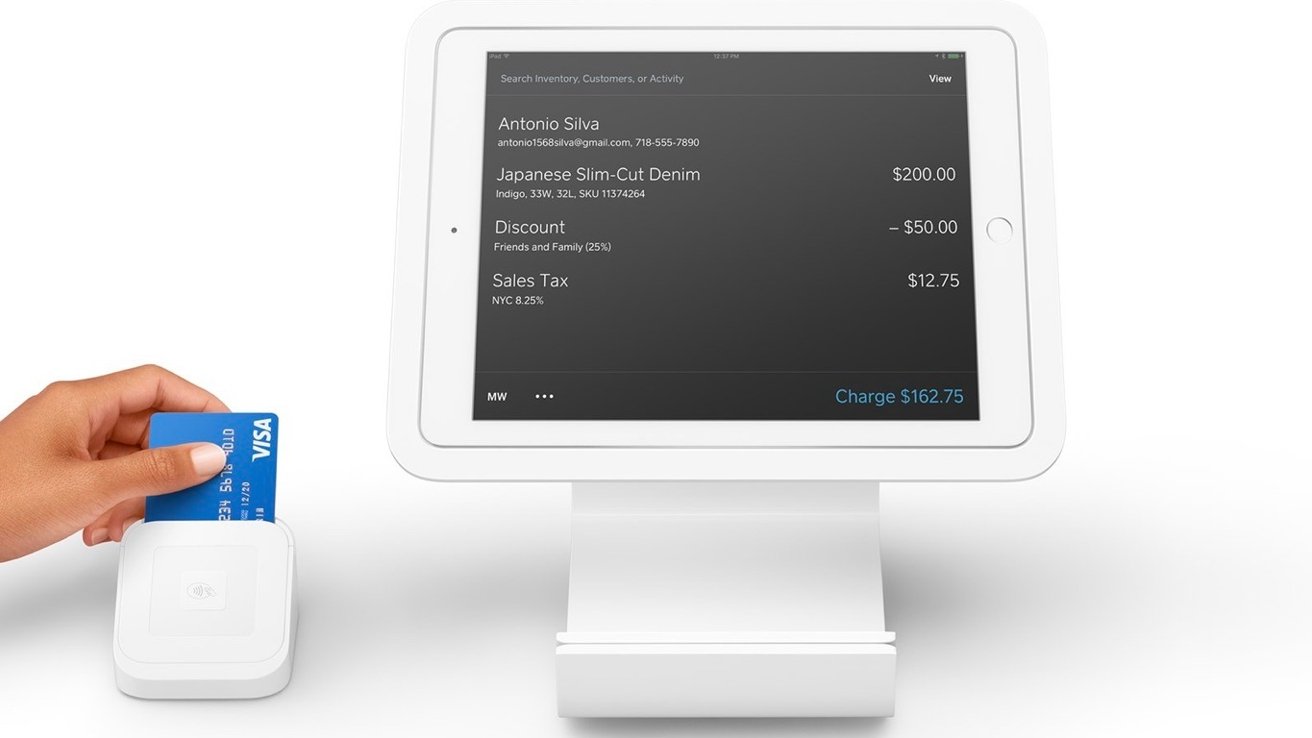 Square 開發內建 NFC 讀卡器 iPad 支架，支援點擊支付