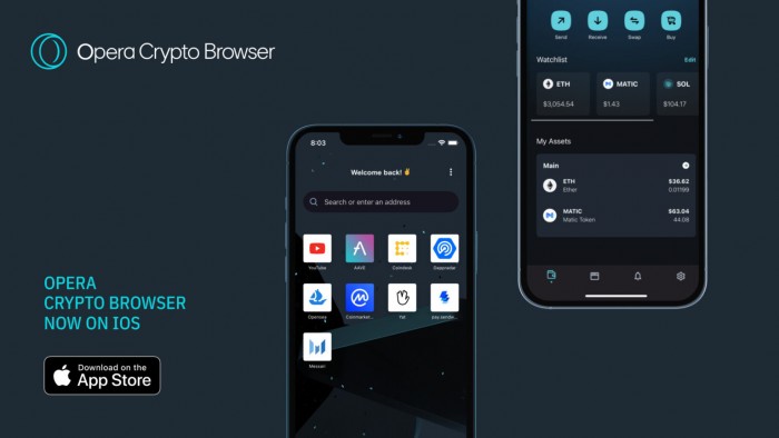 Opera 推出 iOS 版加密錢包、Web3瀏覽器