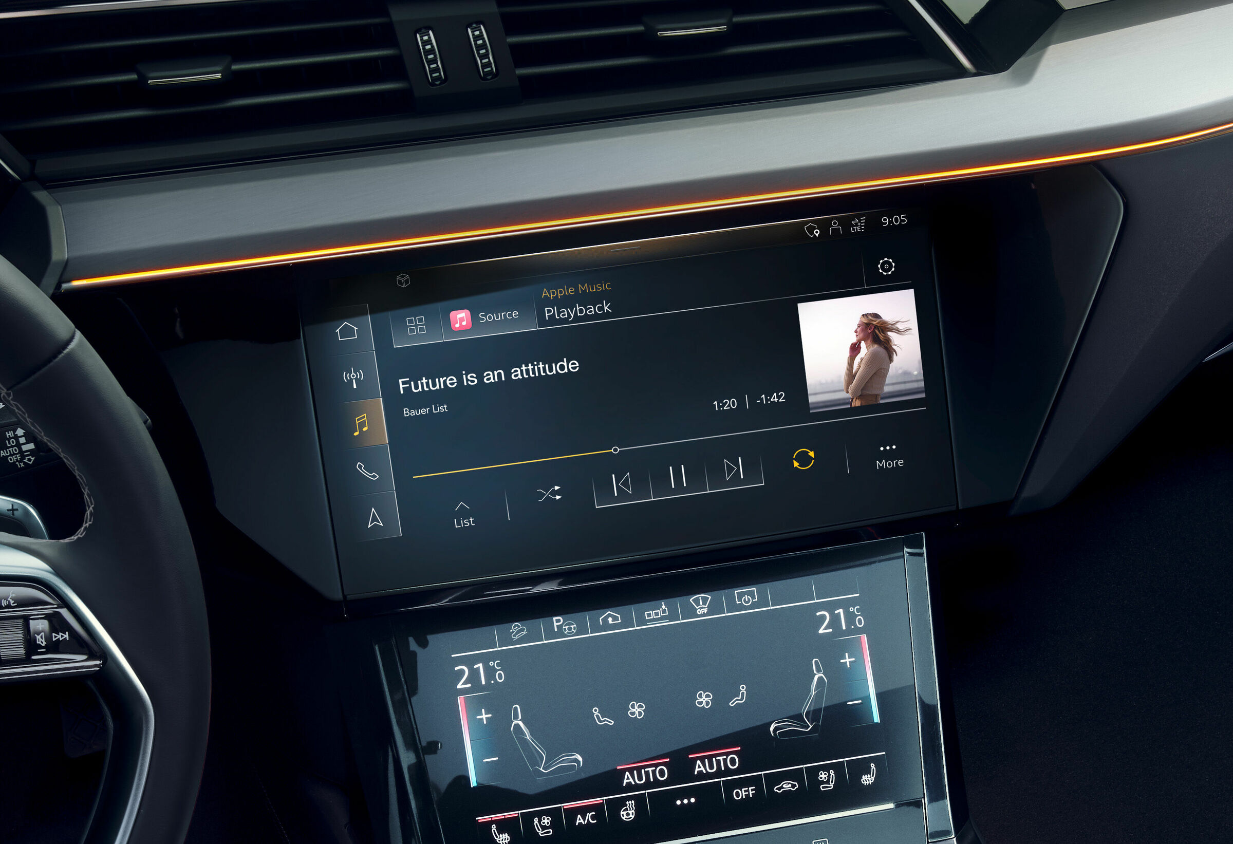 奧迪宣布新車內建 Apple Music，免 iPhone 直接聽 | Apple Music, Audi, Audi connect, 奧迪 | iPhone News 愛瘋了