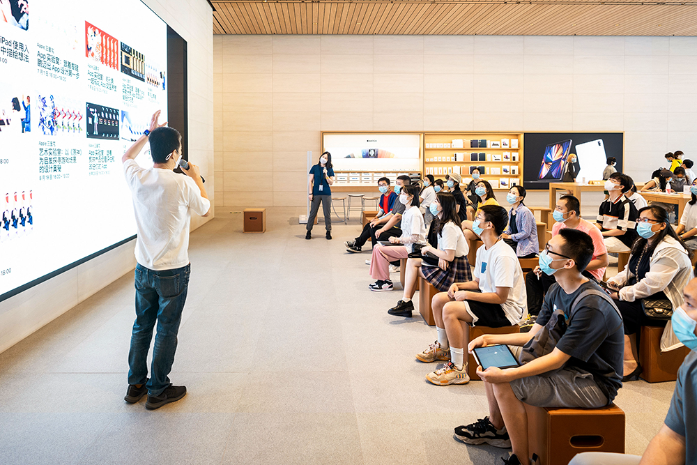 蘋果「創意工作室」課程首次在台灣Apple零售店推出